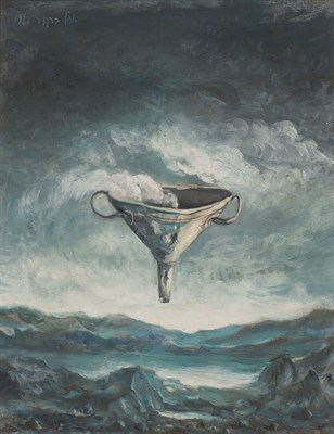 Lot 12 - Yosl Bergner Israeli, 1920-2017 Rainmaker,...