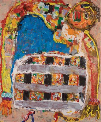 Lot 79 - George McNeil American, 1908-1995 Mehitabel...