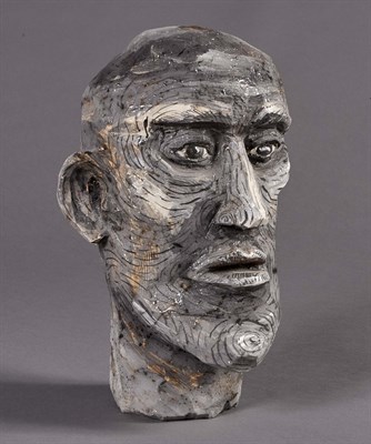 Lot 75 - Michael Lucero American, b. 1953 Head Painted...