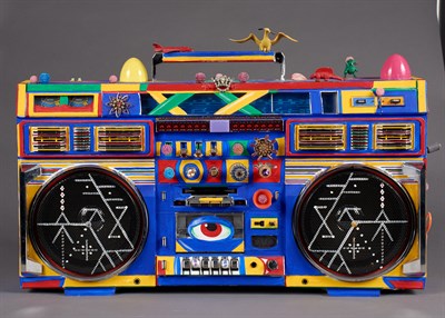 Lot 3 - Kenny Scharf American, b. 1958 Boombox, circa...