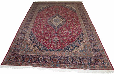Lot 486 - Kashan Carpet Central Iran, second half of the...