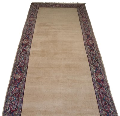 Lot 573 - Kirman Gallery Carpet Southeast Iran, mid-20th...