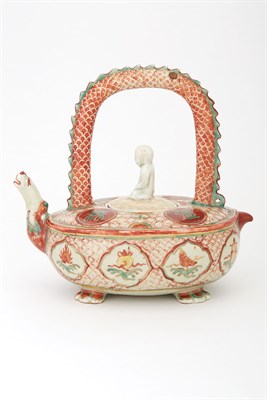 Lot 35 - Chinese Enameled Porcelain Teapot 16th/17th...