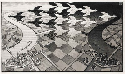 Lot 89 - Maurits Cornelis Escher (1898-1972) DAY AND...