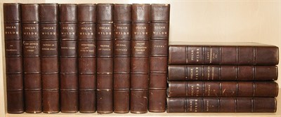 Lot 260 - [BINDINGS] WILDE, OSCAR. Works. Boston: Luce,...