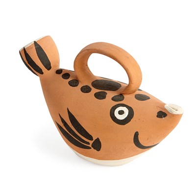 Lot 192 - Pablo Picasso SUJET POISSON (A.R. 139) Painted...
