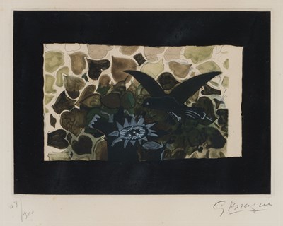 Lot 18 - After Georges Braque LE NID VERT (MAEGHT 1028)...