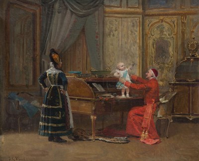 Lot 6 - Jehan-Georges Vibert French, 1840-1902 Le...