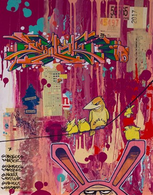 Lot 26 - EWOK ONE American, b. 1976 Untitled, 2003...