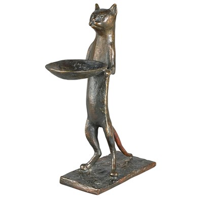 Lot 310 - Diego Giacometti Bronze Le Chat Maître d'Hôtel...