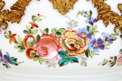 Lot 178 - Sèvres Style Gilt-Bronze Mounted Porcelain...