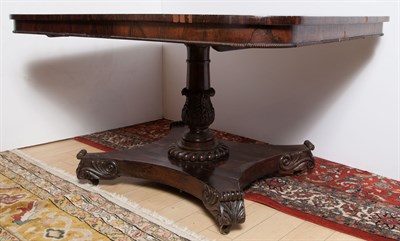 Lot 128 - William IV Rosewood Tilt-Top Table Second...