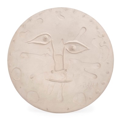 Lot 200 - Pablo Picasso VISAGE (A.R. 533) White ceramic...