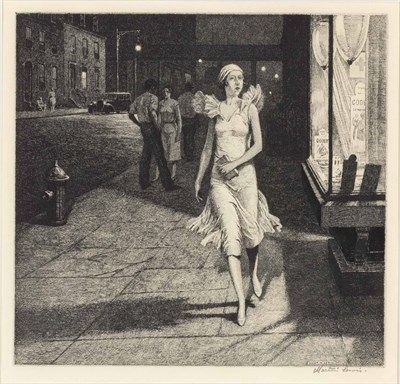 Lot 139 - Martin Lewis NIGHT IN NEW YORK (MCC. 102)...