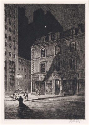 Lot 114 - Martin Lewis (1881-1962) THE GREAT SHADOW...