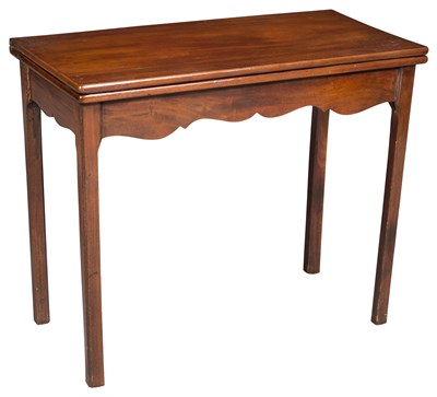 Lot 458 - George III Mahogany Card Table Height 29 1/2...