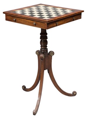 Lot 462 - Regency Brass-Mounted Mahogany and Painted...