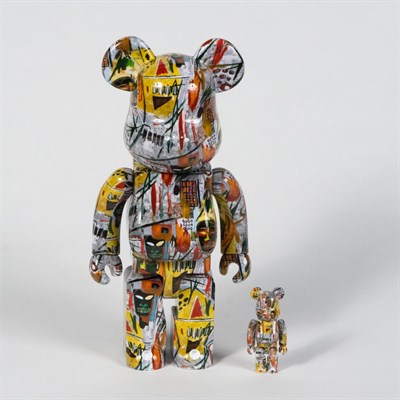 Lot 31 - After Jean-Michel Basquiat Bearbrick 100% &...