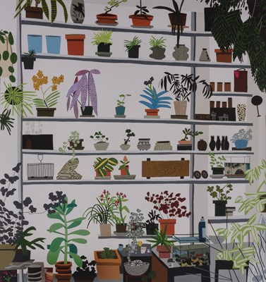 Lot 13 - Jonas Wood American, b. 1977 Large Shelf Still...