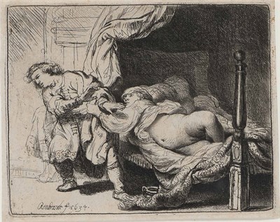 Lot 215 - Rembrandt van Rijn (1606-1669) JOSEPH AND...
