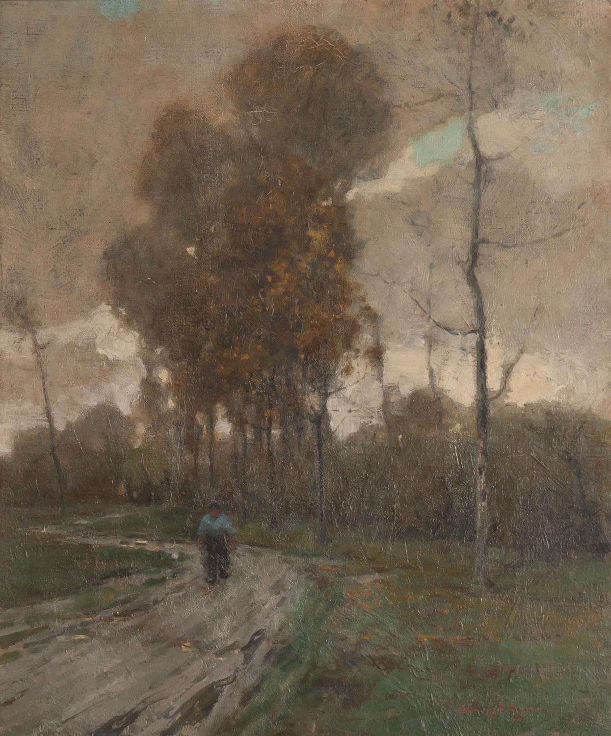 Lot 100 - Chauncey Foster Ryder American, 1868-1949 Man...