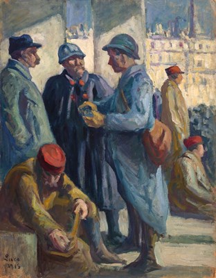 Lot 1147 - Maximilien Luce French, 1858-1941 Le Depart...