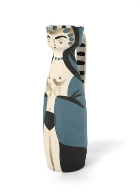 Lot 196 - Pablo Picasso FEMME (A.R. 297) Painted and...