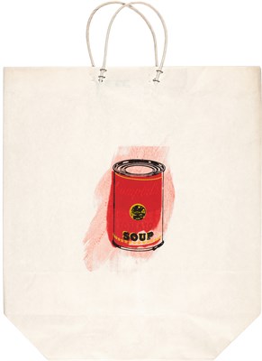 Lot 242 - Andy Warhol CAMPBELL'S SOUP CAN ON A SHOPPING...