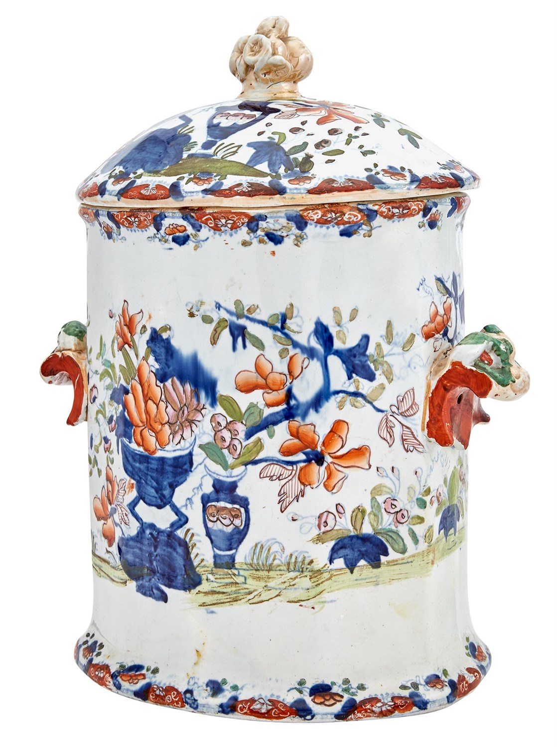 Lot 287 - Mason's Ironstone Dough Bin and Cover Circa...