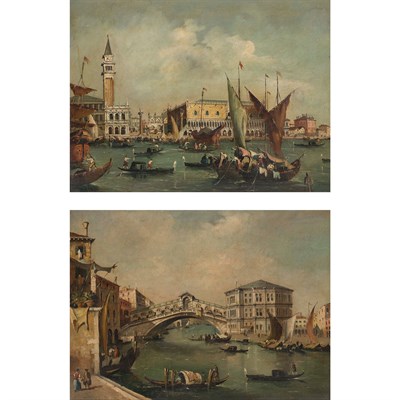 Lot 11 - A. Zanini Italian, 20th Century The Bacino San...