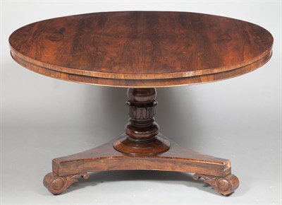 Lot 442 - Victorian Rosewood Breakfast Table Height 28...