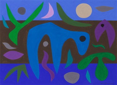 Lot 32 - John Coburn Australian, 1925-2006 Night Desert,...