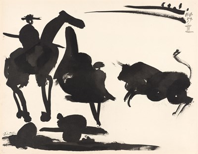 Lot 204 - After Pablo Picasso TOROS Complete set of...