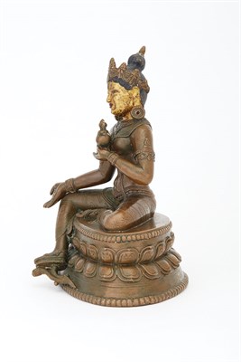 Lot 10 - Tibetan Bronze Figure of Tara 15th/16th...