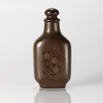 Lot 196 - Chinese Fuzhou Lacquer Snuff Bottle 18th/19th...