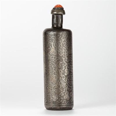 Lot 183 - Chinese Pewter Snuff Bottle 18th/19th Century...