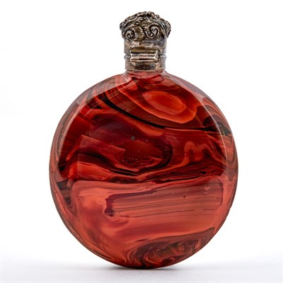 Lot 198 - Chinese Maroon Glass Snuff Bottle 19th Century...