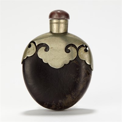 Lot 153 - Chinese Silver Mounted Seed Pod Snuff Bottle...