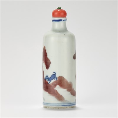 Lot 151 - Chinese Blue and White and Underglaze Red...
