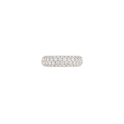 Lot 186 - Platinum and Diamond Band Ring, Tiffany & Co.