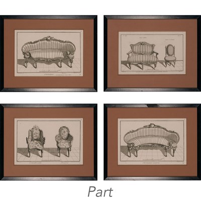 Lot 122 - Various Artists [FRENCH SEATING FURNITURE...