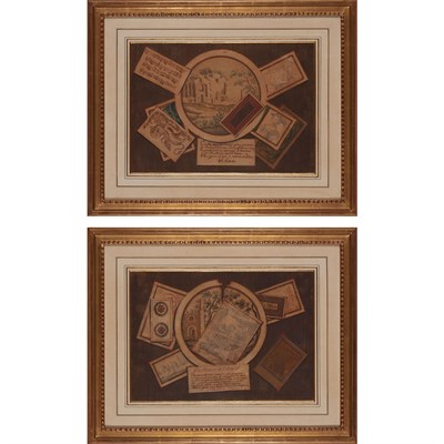 Lot 116 - French School 18th-19th Century Small Works on...