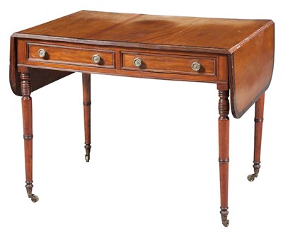 Lot 343 - Regency Mahogany Sofa Table Height 28 inches,...
