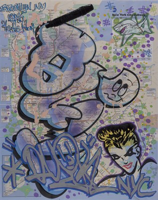 Lot 43 - QUIK (Lin Felton) American, b. 1958 Brooklyn,...
