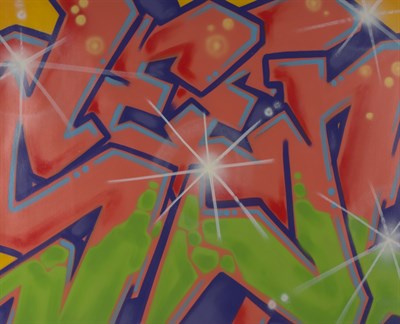 Lot 19 - SEEN American, b. 1961 Wildstyle, 2017 Aerosol...