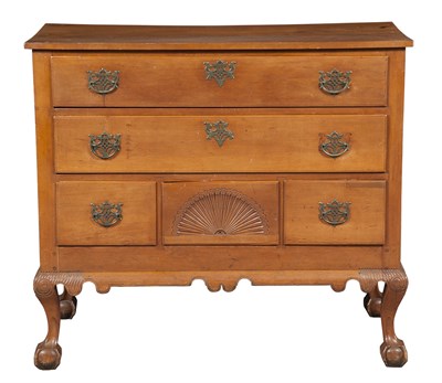 Lot 196 - Chippendale Fruitwood Chest of Drawers Height...