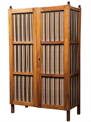 Lot 129 - Biedermeier Part Ebonized and Walnut Bookcase...