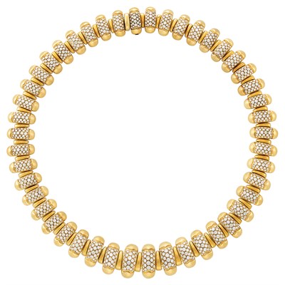 Lot 85 - Gold and Diamond 'Celtica' Necklace, Bulgari