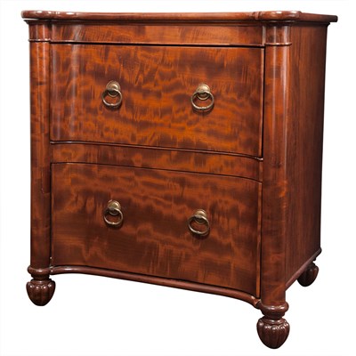 Lot 160 - Continental Neoclassical Mahogany Chest of...
