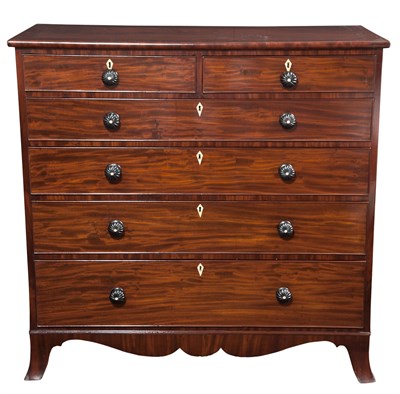 Lot 166 - Georgian Mahogany Chest of Drawers Early 19th...